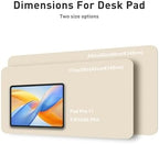 Aothia Faux Leather Desk Mat - Non-Slip PU Leather Desk Blotter, Waterproof Writing Surface, Large Desk Pad for Office & Home (Beige, 55" x 24") - Image 5