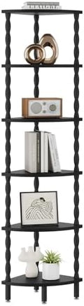 IBUYKE 6-Tier Corner Shelf,Industrial Corner Storage WBC021B by IBUYKE