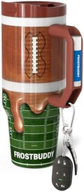 Frost Buddy Thicc Buddy 40 oz Tumbler with Handle (Football Drip) by FrostBuddy
