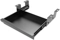 Beiyier Under Desk Sliding Drawer for Office Desk or Table, Pull-out Storage Organizer for Sit-Stand Workstation with High Crosspiece under Desktop (Black) by Beiyier