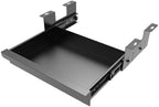 Beiyier Under Desk Sliding Drawer for Office Desk or Table, Pull-out Storage Organizer for Sit-Stand Workstation with High Crosspiece under Desktop (Black) by Beiyier