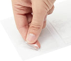 Juvale Business Card Holder Sleeves - Secure Adhesive Pockets - Index Card Holder for Notes - Storage Bin Labels & Clear Pocket Sleeves - Clear Plastic, 3.75 x 2 in, Pack of 200 - Image 6