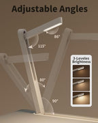 Laptop Bed Tray Desk with LED Desk Lamp, SAIJI Laptop Stand for Bed - Image 2