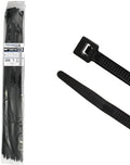 Kable Kontrol Cable Zip Ties, 40 Inch, 50 Pcs, HD 250lbs Test, Black by KABLEKONTROL%C2%AE