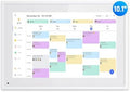 Digital Calendar, 10.1 Inch Smart Electronic Desk Calendar & Chore Chart, Touchscreen Interactive Display for Family Schedules with Meal Planner & Picture Frame & Lists by flyEVfish