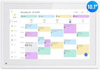 Digital Calendar, 10.1 Inch Smart Electronic Desk Calendar & Chore Chart, Touchscreen Interactive Display for Family Schedules with Meal Planner & Picture Frame & Lists by flyEVfish