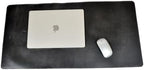 Premium Leather Desk Mat, 32x16 Inches Large Desktop Protector, Computer Gaming Mouse Pad, Office Table Blotter (Black) - Image 2