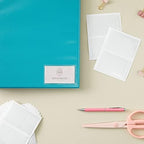 Juvale Business Card Holder Sleeves - Secure Adhesive Pockets - Index Card Holder for Notes - Storage Bin Labels & Clear Pocket Sleeves - Clear Plastic, 3.75 x 2 in, Pack of 200 - Image 3