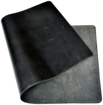 Premium Leather Desk Mat, 32x16 Inches Large Desktop Protector, Computer Gaming Mouse Pad, Office Table Blotter (Black) - Image 3