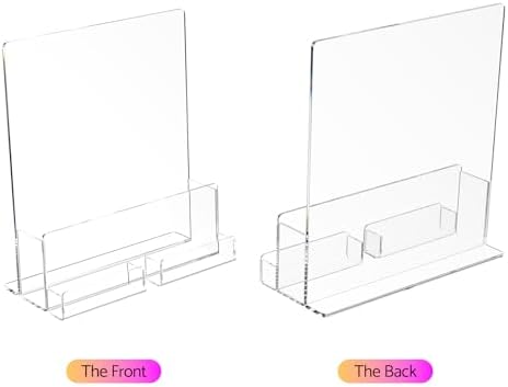 HIIMIEI Brochure and Business Card Holder: Acrylic Flyer Holder 8.5 x 11 - Image 5