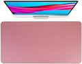 Office Cork Desk Mat Large Non-Slip Mouse Pad, Waterproof Writing Mat and Easy Clean Computer Mat, Desk Organization and Accessories(Pink,120x60cm) by Unknown