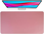 Office Cork Desk Mat Large Non-Slip Mouse Pad, Waterproof Writing Mat and Easy Clean Computer Mat, Desk Organization and Accessories(Pink,120x60cm) by Unknown