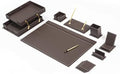 MOOGCO Desk Organizers - Desk Accessories - Leather Desk Organizer - Bonded Leather Set - Office Desk Accessories - Home Office Accessories - Desk Supplies - Leather Desk Set - Office Accessories by MOOGLLC