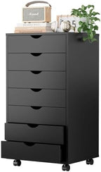 DUMOS 7 Drawer File Cabinet with Wheels, Vertical Office Storage Cabinet by DumosLifestyle