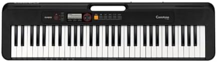 Casio Casiotone CT-S200BK 61-Key Portable Keyboard- Black Bundle with Stand, Headphones, AC Adapter, and Polishing cloth - Image 2