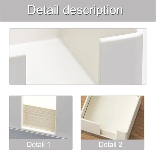 2-Pack Sticky Note Holder for Desk, Practical Notepad Box for Office School Dorm Storage - Image 6