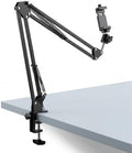 Overhead Phone Mount with Table Clamp – Stable Top-Down Phone Holder for Drawing, Tracing, Filming & Crafts – Adjustable Desk Clamp Stand for Creators by DaVinciEye