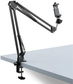 Overhead Phone Mount with Table Clamp – Stable Top-Down Phone Holder for Drawing, Tracing, Filming & Crafts – Adjustable Desk Clamp Stand for Creators by DaVinciEye