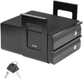 VIVO Black 12 x 14 inch Under Desk Double Stacked Drawers, DESK-AC03L-2B by VIVO