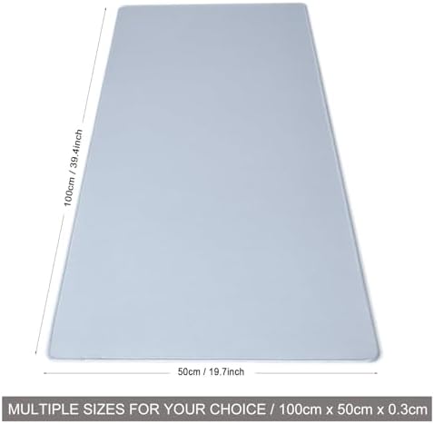 Mouse Pad Gray, Mouse and Keyboard Combo Pad XXXXL 39.4” x 19.7” - Image 6