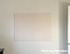 Felt Bulletin Board Tiles | Modern Cork Board Alternative | Large Cork Boards for Walls | Aesthetic Felt Wall Panels for Office & Home Decor | Pinboard & Photo Board (12-Pack) | Beige - Image 5