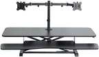 VIVO Black 48 in Standing Desk Converter with Monitor Stand, DESK-V048KB-M2 by VIVO