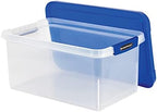 Bankers Box 20-Inch Heavy-Duty Plastic File Box, Letter by BankersBox