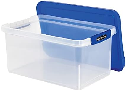 Bankers Box 20-Inch Heavy-Duty Plastic File Box, Letter by BankersBox
