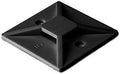 HellermannTyton MB4A0C2 4-Way Cable Tie Mounting Base, Black by Hellermann+Tyton