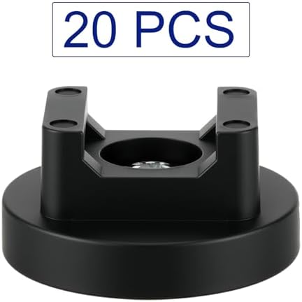 Yookeer 20 Pcs Magnetic Zip Tie Mount Cable Clips Black, 31 mm - Image 5