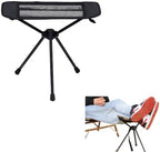 Universal Camping Chair Foot Rest - Folding Leg Rest for Outdoor, Foot Rest Under Desk at Home/Office & Foot Rest for Air Travel, Adjustable Height Sturdy Camp Footstool for Beach, Picnic, Hammock by Unknown