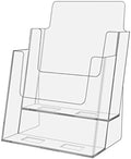 Marketing Holders 6" w Bi Fold Organizer Display Pack of 12 2 Tier Stand Counter Top Brochure Holder Take One Literature Table Display Trade Show Expos Displays by MarketingHolders