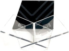 Medium Clear Acrylic Book Stand, 8.7” x 6.3” x 3.6”, Acrylic Book Holder, Open Bookstand for Display and Reading Cookbooks, Art Books, Bibles, Magazines - Home and Office by BaselineIGR