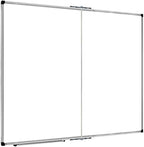 XBoard Magnetic Whiteboard 48 x 48 Inch, Foldable Dry Erase White Board with Aluminium Frame & Marker Tray 4' x 4', Wall Mounted Folding Message Presentation Board - Image 6