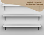 White Cabinet Shelves, Melamine 1/2'' Thick, Custom, Cut to Size. (7' Depth x 38'' Length) - Image 7