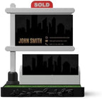 Custom Real Estate Business Card Holder – Professional Desk Organizer for Realtors, Brokers, Agents, Reception Desk Display, Office Accessory & Client Gift (Design 31) by Momo3d