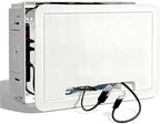 9" in Wall TV Media Box for Device & Cable Management Hidden Outlet Box, Structured Wiring Enclosure with Custom Knockouts, WiFi Friendly, for Roku, Apple TV, Fire TV Stick & Samsung One Connect Mini by Naerza