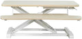 VIVO Light Wood 28 inch Standing Desk Converter, DESK-V028KF by VIVO