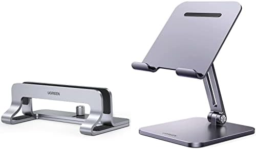 UGREEN Vertical Laptop Stand Bundle with Tablet Stand Holder by UGREEN