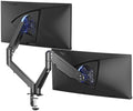 Suptek Dual Monitor Mount Stand-Height Adjustable Gas Spring Monitor Arm Desk Mount for 2 Computer Screens 17 to 35 inches - Each Arm Holds up to 24.25lbs,Black(MD8SP) by suptek