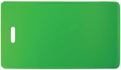 Bulk 100 Pack - Backpack ID Luggage Tags for Student Identification Cards - School Name Badge Holder for Backpacks - Business Card Size - Sturdy Plastic Suitcase Tag with Clear Window (Green) - Image 4