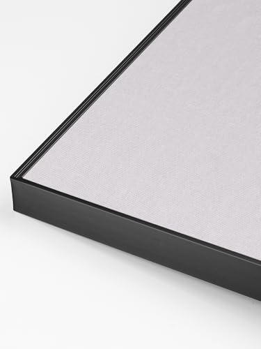 Fabric Bulletin Board 30x20 inches,Black Aluminum Framed Wall Pin Board - Image 3