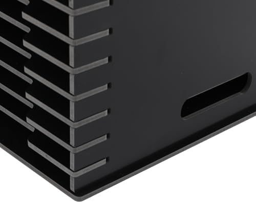 15-Slot Desktop File Organizer Rack, Vertical PVC Paper Storage Shelf for 12x12 Sheets, Office Document Sorter for Home Office, Classroom, Craft Room and Magazine Storage (Black) - Image 7