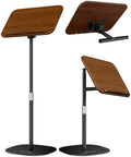 aboutool 2 in 1 Dual-use Floor Book Stand & Desktop Book Stand,Height Adjustable from 33-63in, Adjustable Book Holder with Elastic Page Clips for Music Scores, Recipe, Tablet, Laptop by aboutool