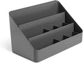 Poppin Desk Organizer with 3 Tiers, Sliding & Removable Dividers, Charging Station - All-in-One Workspace Organizer for Office Supplies, Desktop Organizer by Poppin