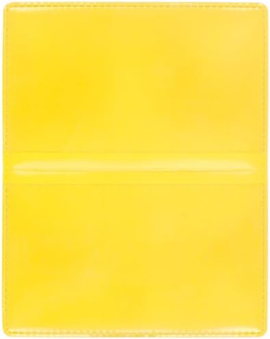 STORE SMART - Yellow Folding Business Card Holders - 10 Pack - Polypropylene Plastic (RPP2915Y-10) - Image 2