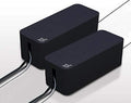 Bluelounge CableBox Cable and Cord Management System - (Black) - Pack of 2 by Bluelounge