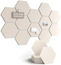 Fluxynara Extra Large 12-Pack Felt Bulletin Board Tiles, Oatmeal by FLUXYNARA