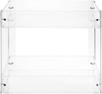 MyGift 2-Tier Premium Clear Acrylic Desk Letter Tray Organizer, A4 Size 2 Tier Document Organizer Desktop File Paper Holder Rack for Home and Office - Image 7