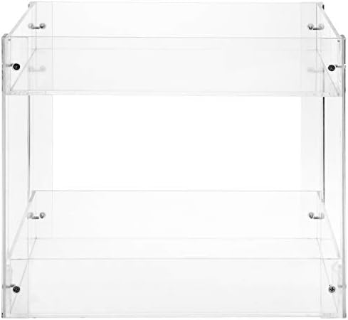 MyGift 2-Tier Premium Clear Acrylic Desk Letter Tray Organizer, A4 Size 2 Tier Document Organizer Desktop File Paper Holder Rack for Home and Office - Image 7